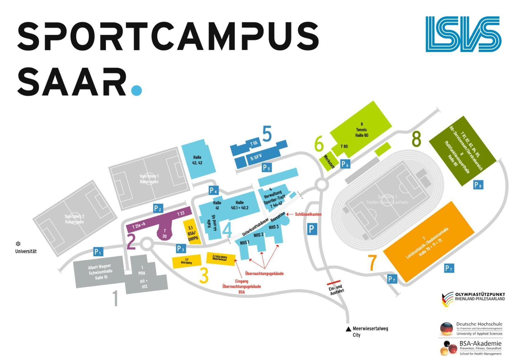 Sportcampus Saar Saarbrücken Exterior foto